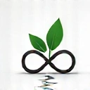 Icon representing sustainable results, like a growing plant or a continuous loop